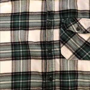 Green plaid top